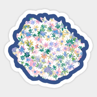 Daisies Spring blooms Repeat Sticker